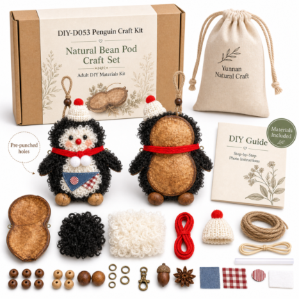 D053 Forest Acorn Bean Pod DIY Craft Materials Kit